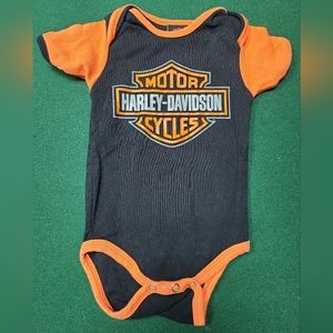 Harley Davidson onesie EUC.